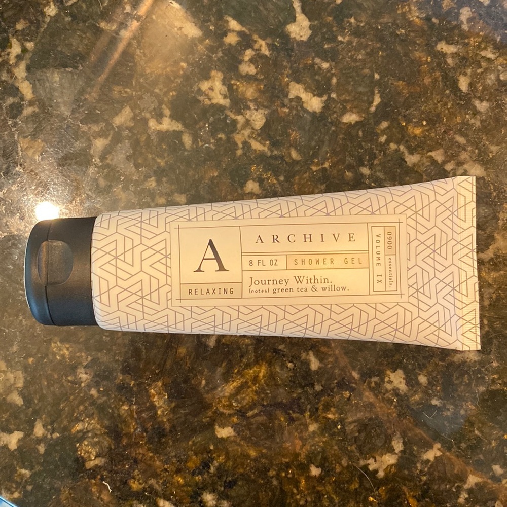 Archive shower gel.  Journey within Relaxing, 8 ounces NEW